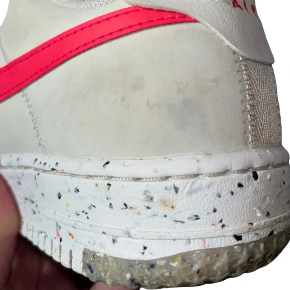 Nike Air Force 1 Crater Summit White Siren Red Women's Size 8 Shoes